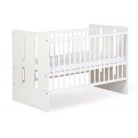 Patut copii din lemn Klups Paula Alb