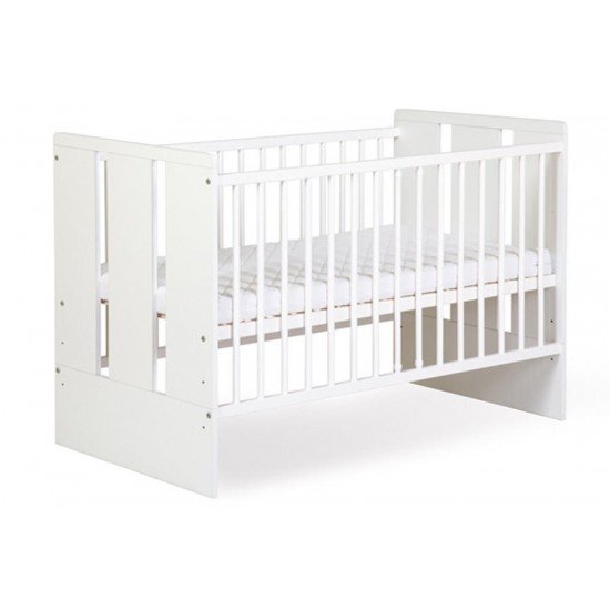 Patut copii din lemn Klups Paula Alb