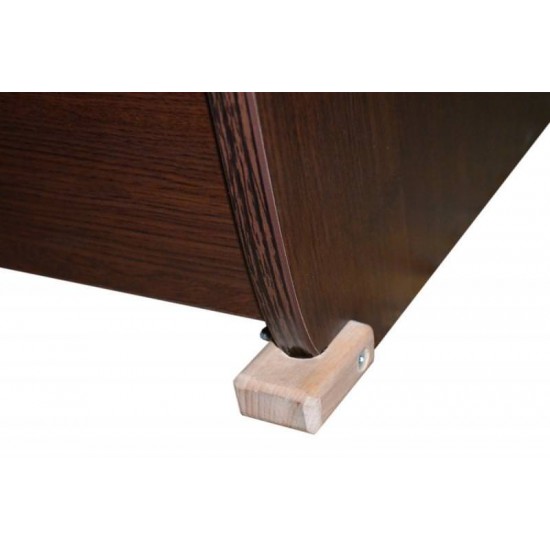 Patut copii lemn cu sertar si leganare MyKids Serena Natur 3613