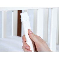 Patut lemn cu sertar Klups Iwo Alb Natur