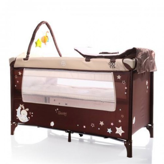 Patut pliant bebe Moni Sleepy New Bej