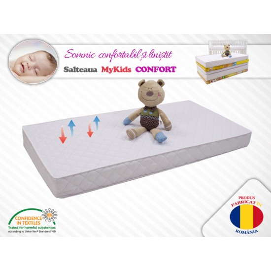 Saltea Copii MyKids Confort II 105x70x8 Husa Microfibra