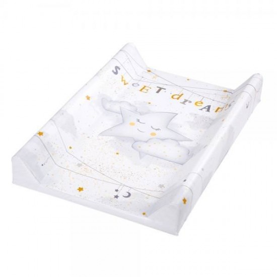 Saltea de infasat bebe cu intaritura 70x50 Klups Raccoon 240