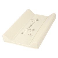 Saltea de infasat bebe cu intaritura 70x50 Klups Safari Crem