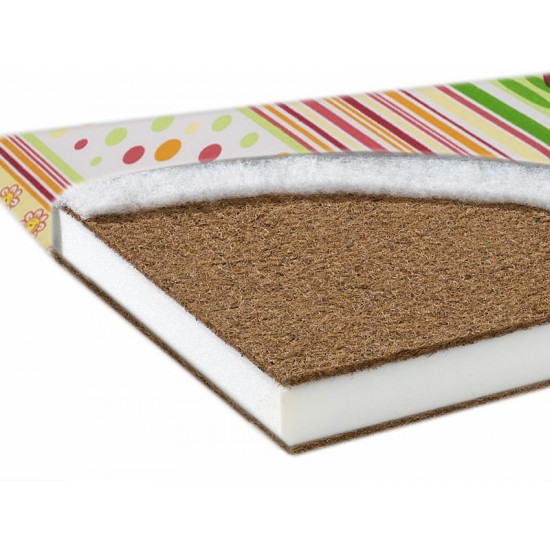 Saltea Fibra Cocos MyKids Economy II Color Diverse Modele 120x60x10 cm