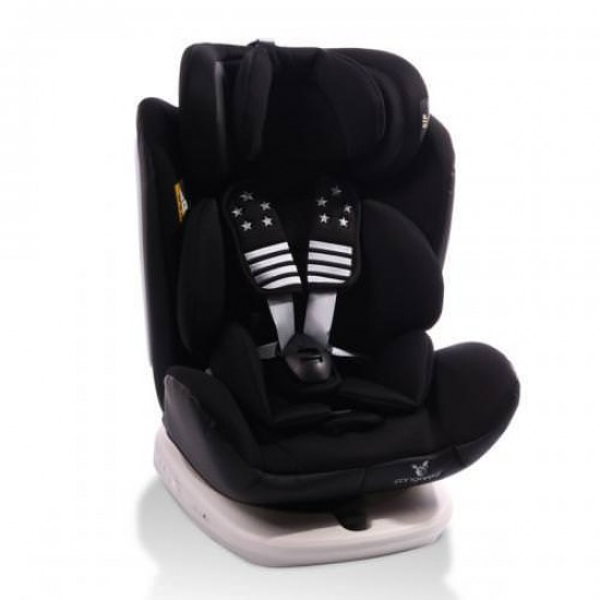 Scaun auto Pilot Black Rotativ 360 cu Isofix Cangaroo 0-36 kg