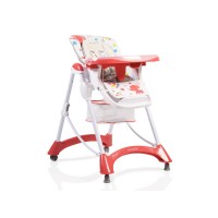 Scaun de masa copii Cangaroo Mint Rosu