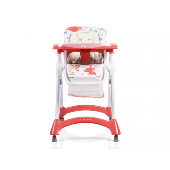 Scaun de masa copii Cangaroo Mint Rosu