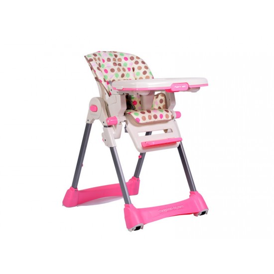 Scaun de masa pentru copii Cangaroo Party Mix Roz