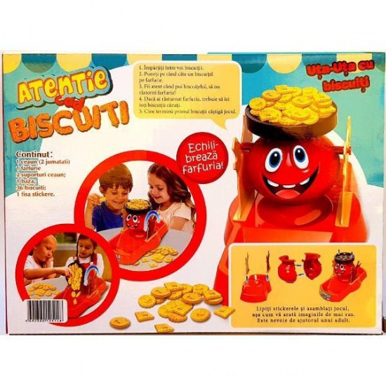 Joc indemanare Atentie cad biscuiti