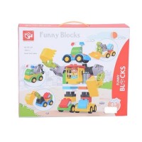 Set constructie cuburi Robot 49 piese