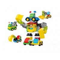 Set constructie cuburi Robot 49 piese