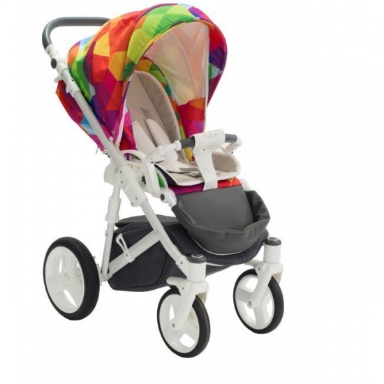 Carucior copii 2 in 1 Bexa Cube Rainbow