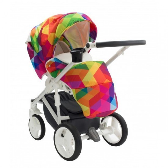 Carucior copii 2 in 1 Bexa Cube Rainbow