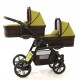 Carucior gemeni PJ Stroller Lux 2 in 1 Khaki