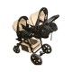 Carucior gemeni PJ Stroller Lux 3 in 1 Cafe Creme