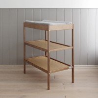 Masa infasat pentru bebelusi 76 x 44 x 86 cm lemn masiv Vintage