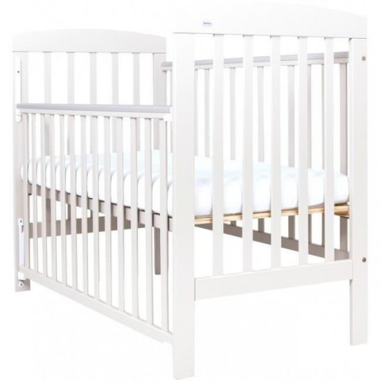 Patut din lemn masiv si laterala culisabila Olek + Saltea Cocos Comfort