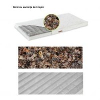 Saltea antialergenica pentru copii cocos, spuma si hrisca 120x60x9 cm