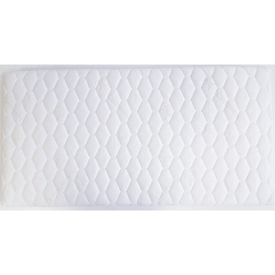 Saltea cocos spuma cocos cu husa detasabila bumbac cashmere 120x60x11 cm