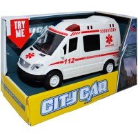 Ambulanta cu sunete si lumini City Car