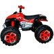ATV electric cu telecomanda si 2 motoare 12V Off-Road Rosu