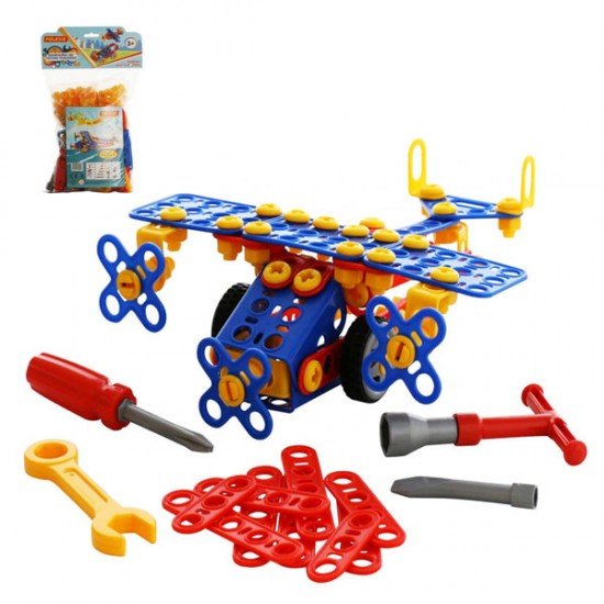 Avion de asamblat - 144 piese Polesie