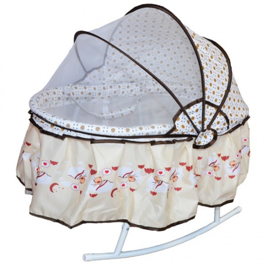 Balansoar pentru bebelusi cu protectie insecte