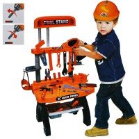 Banc de lucru pentru copii cu unelte 74 piese