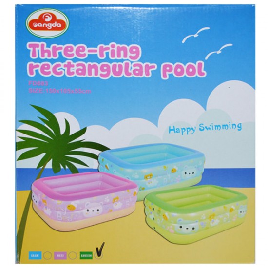 Piscina dreptunghiulara 150x105x55 cm