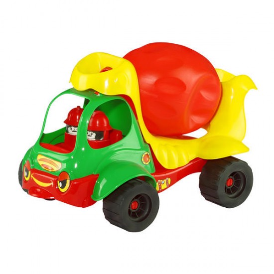 Jucarie betoniera 45 cm cu figurine Tupiko