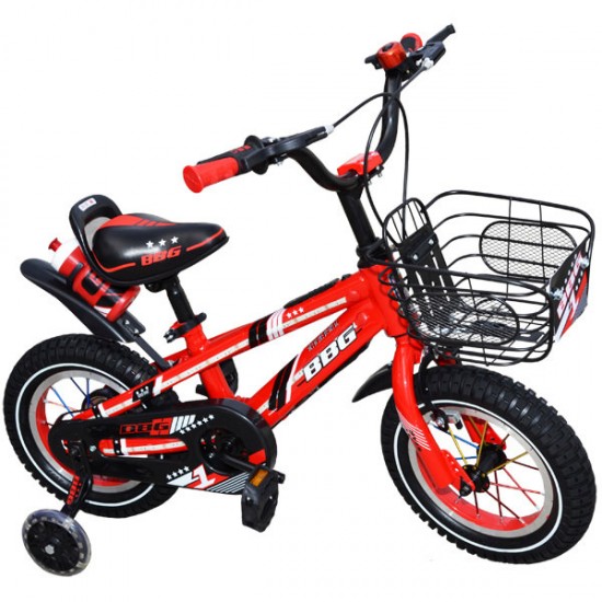 Bicicleta copii 12 inch BBG cu leduri, muzica, USB
