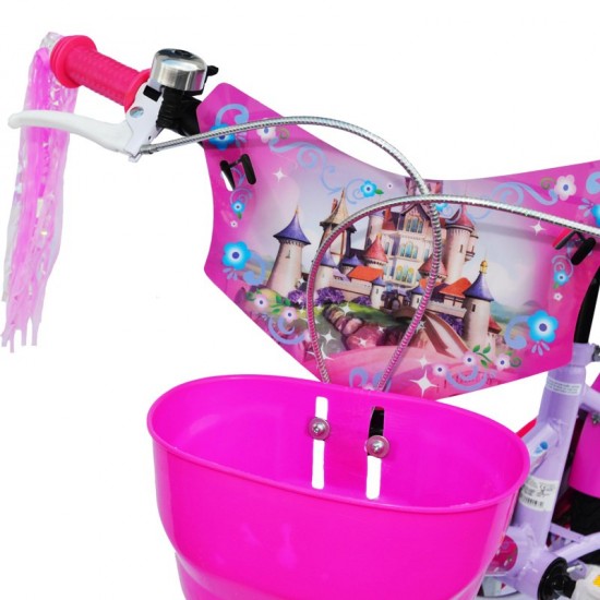 Bicicleta fete 16 inch cu roti ajutatoare My Castle