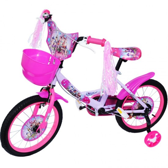 Bicicleta fete 16 inch cu roti ajutatoare My Castle