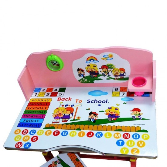 Birou copii cu scaunel Back to School Roz