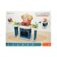 Bucatarie copii Kitchenette cu lumini, sunete si accesorii albastru