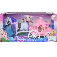 Papusa cu caleasca Fashion Carriage