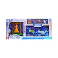 Printesa cu caleasca, calut si animale