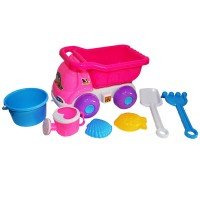 Camion cu accesorii de nisip pentru fetite