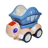 Jucarie bebelusi camion dinozaur cu lumini si muzica