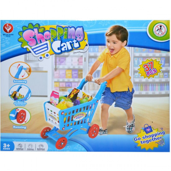 Carucior de cumparaturi cu accesorii 37 piese