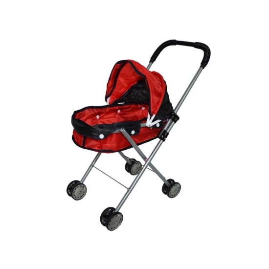 Carucior landou pentru papusi cu cadru metal