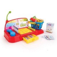 Casa de marcat cu accesorii Junior - Dolu