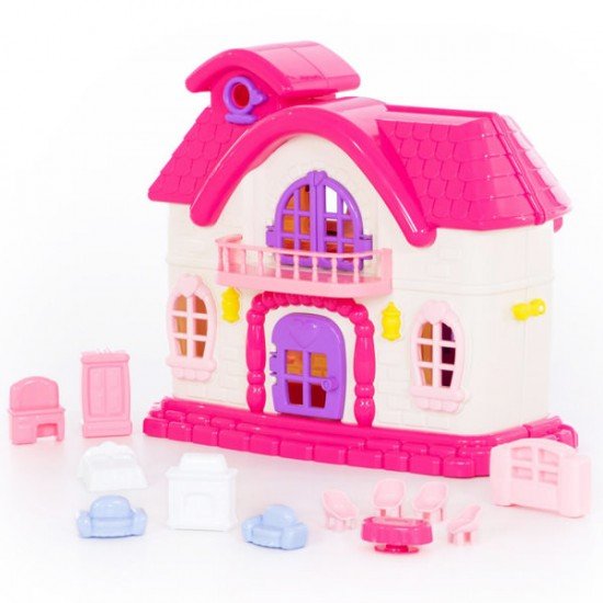 Casuta papusi Fairy Tale cu accesorii Polesie