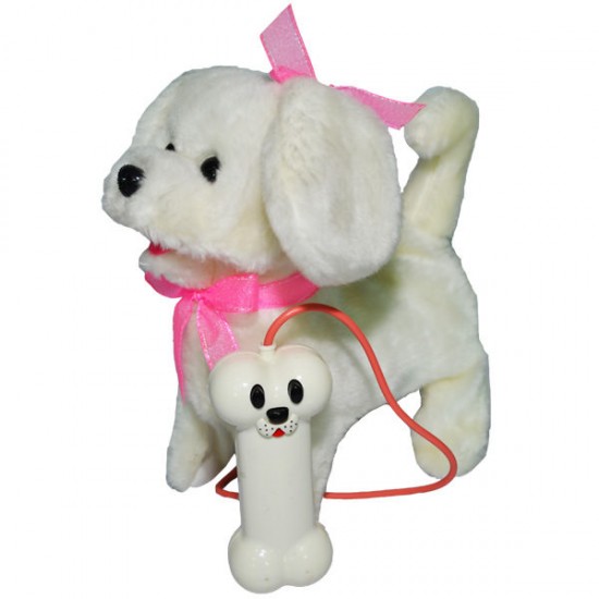 Catel interactiv din plus cu telecomanda - Alb