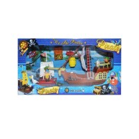Set de joaca corabie cu pirati si accesorii