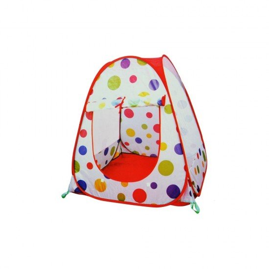 Cort de joaca cu buline colorate