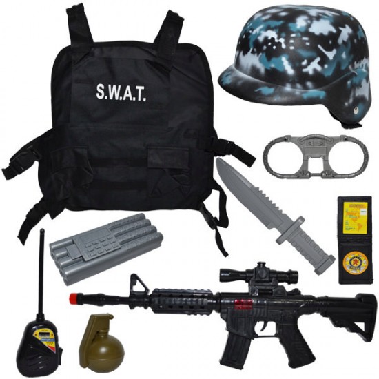 Set de joaca SWAT cu accesorii