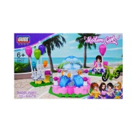 Set cuburi constructii 122 piese - Fantana arteziana