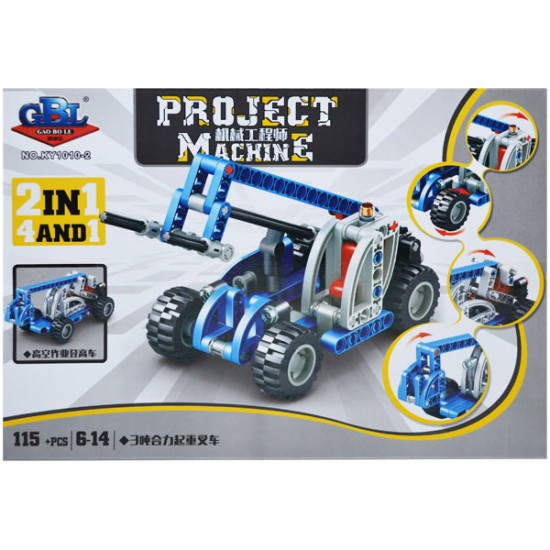 Cuburi constructii Vehicule 115 piese